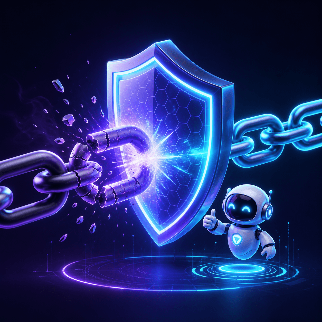 Ilustração do serviço Anti-link