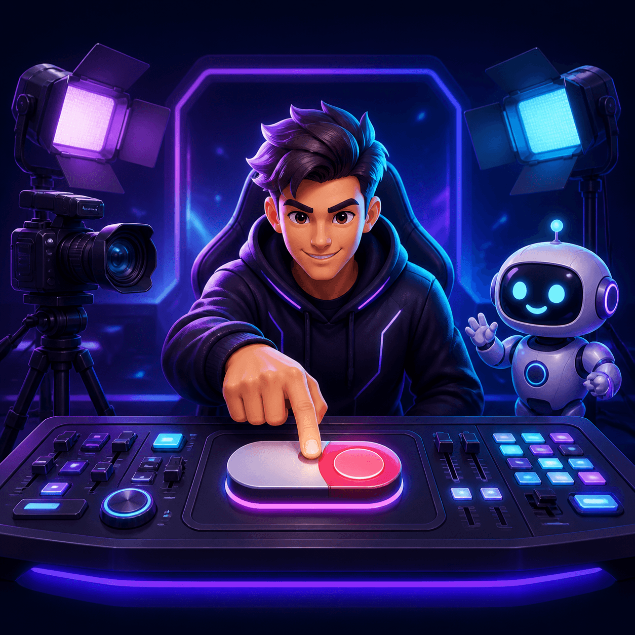 Ilustração do serviço Streamer manual